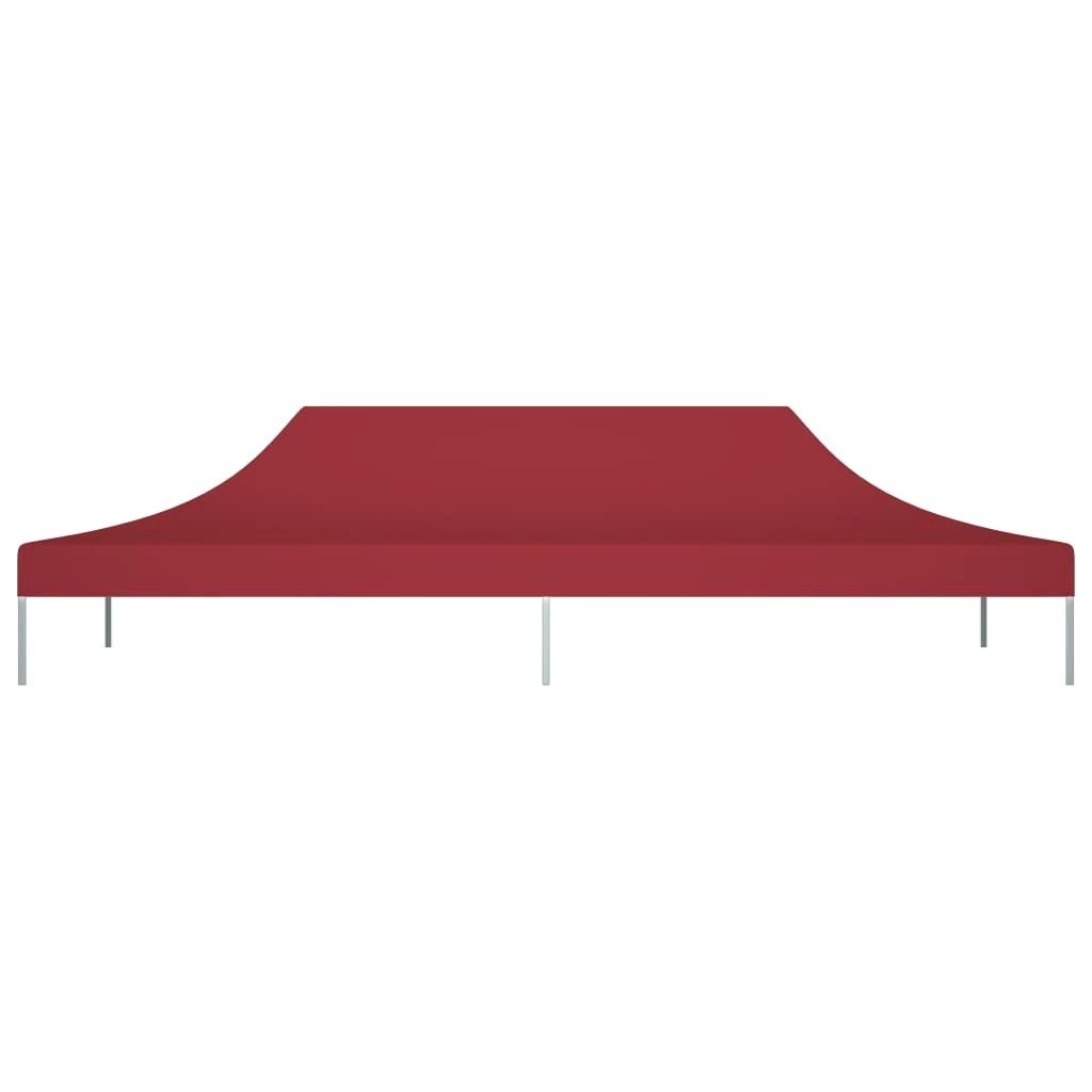 Proginės palapinės stogas, tamsiai raudonas, 6x3m, 270 g/m²
