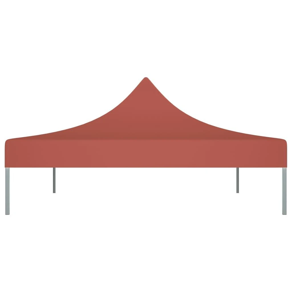 Proginės palapinės stogas, terakota spalvos, 4x3m, 270 g/m²