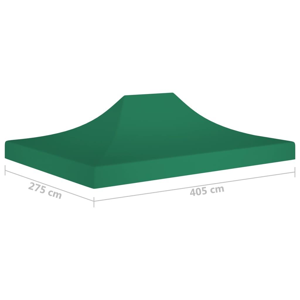 Proginės palapinės stogas, žalios spalvos, 4.1 x 2.8m, 270 g/m²