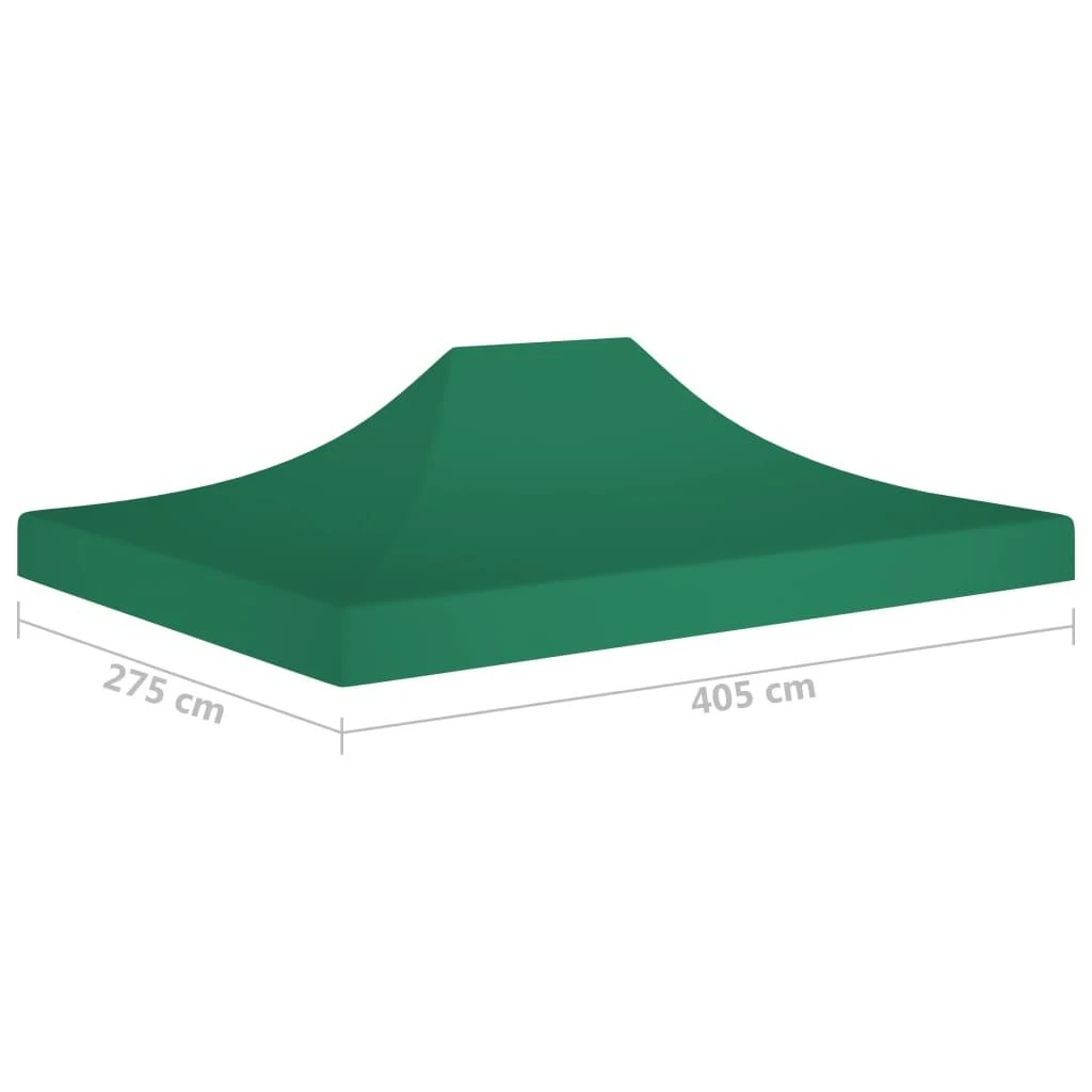 Proginės palapinės stogas, žalios spalvos, 4.1 x 2.8m, 270 g/m²