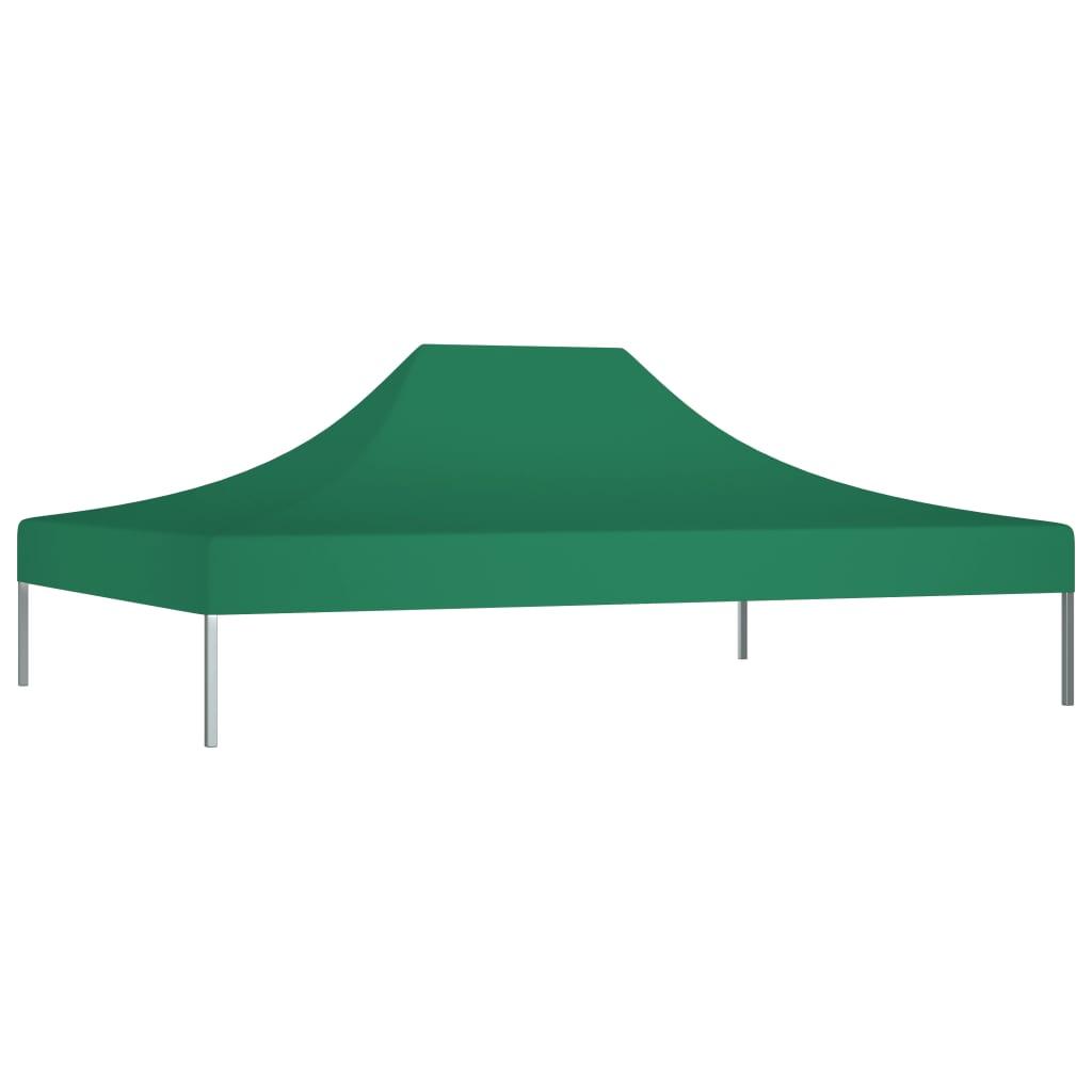 Proginės palapinės stogas, žalios spalvos, 4.1 x 2.8m, 270 g/m²