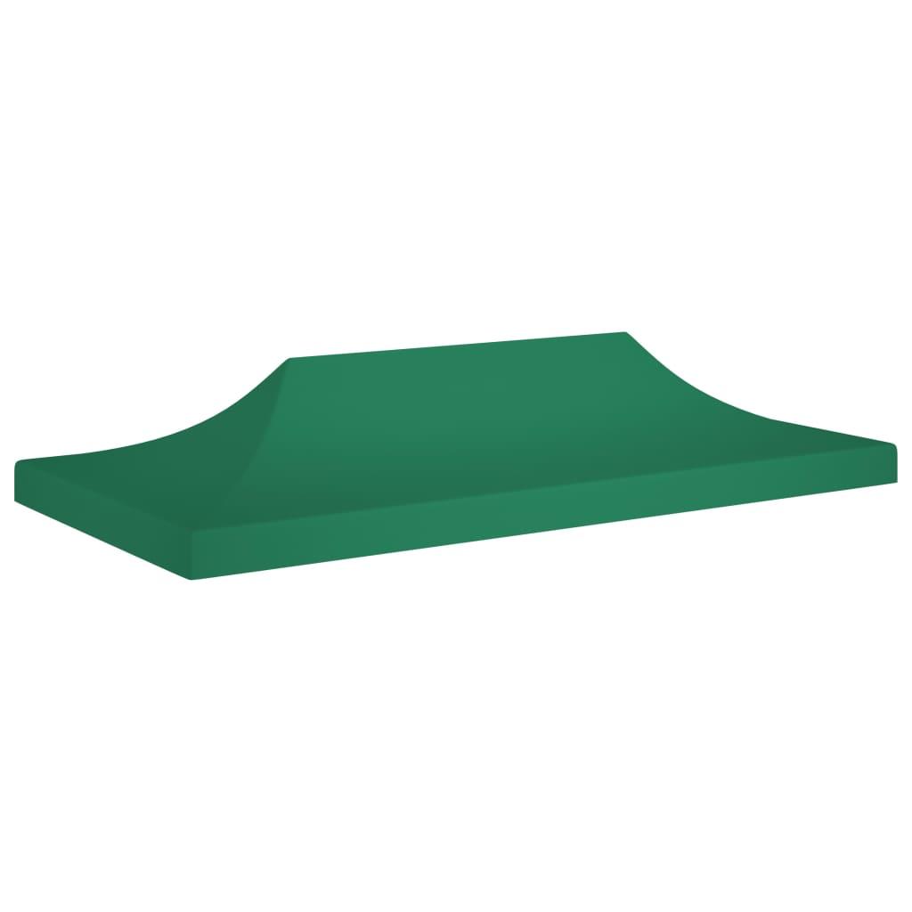 Proginės palapinės stogas, žalios spalvos, 6x3m, 270 g/m²