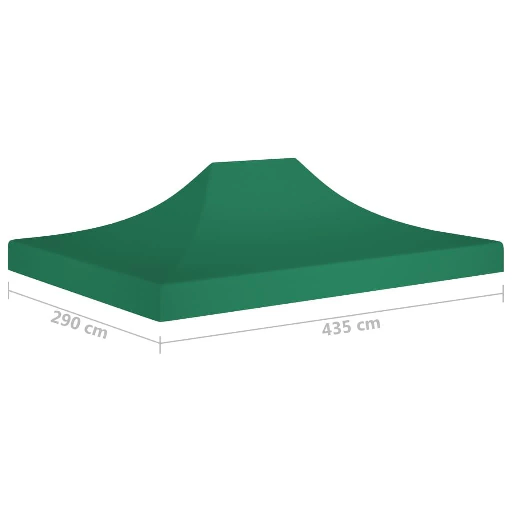 Proginės palapinės stogas, žalios spalvos, 4,5x3m, 270 g/m²