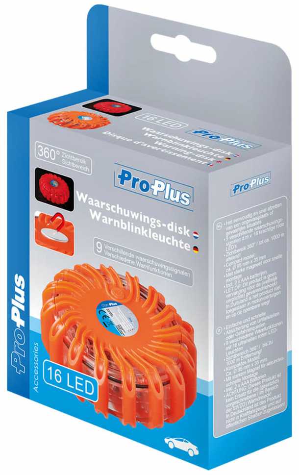 Įspėjimo ženklas BHP ProPlus 16 LED 5403 (Pažeista pakuotė)