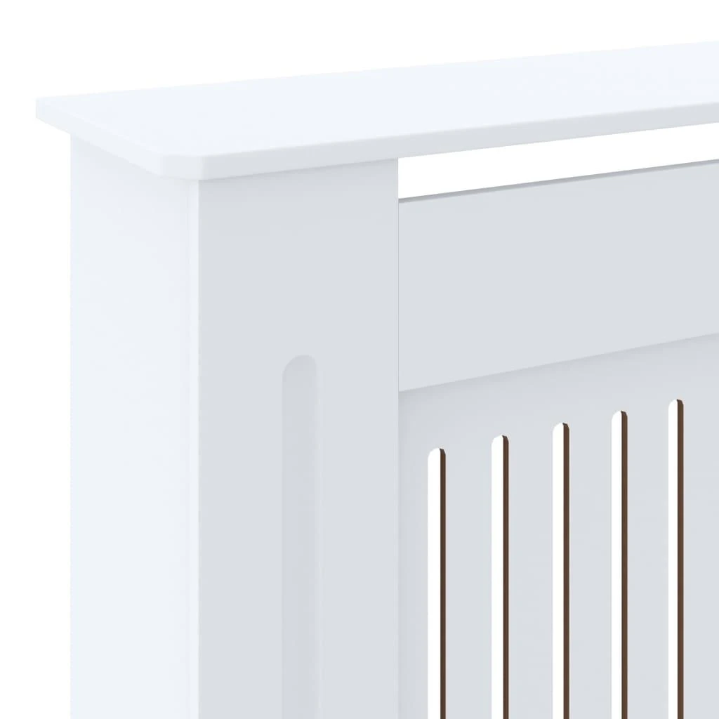 Radiatoriaus uždangalas, baltos spalvos, 205cm, MDF