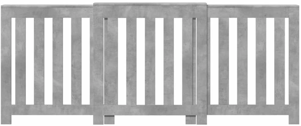 Radiatoriaus uždangalas, betono, 205x21,5x83,5cm, mediena