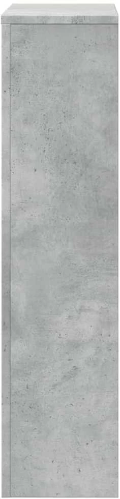 Radiatoriaus uždangalas, betono, 78x20x82cm, apdirbta mediena