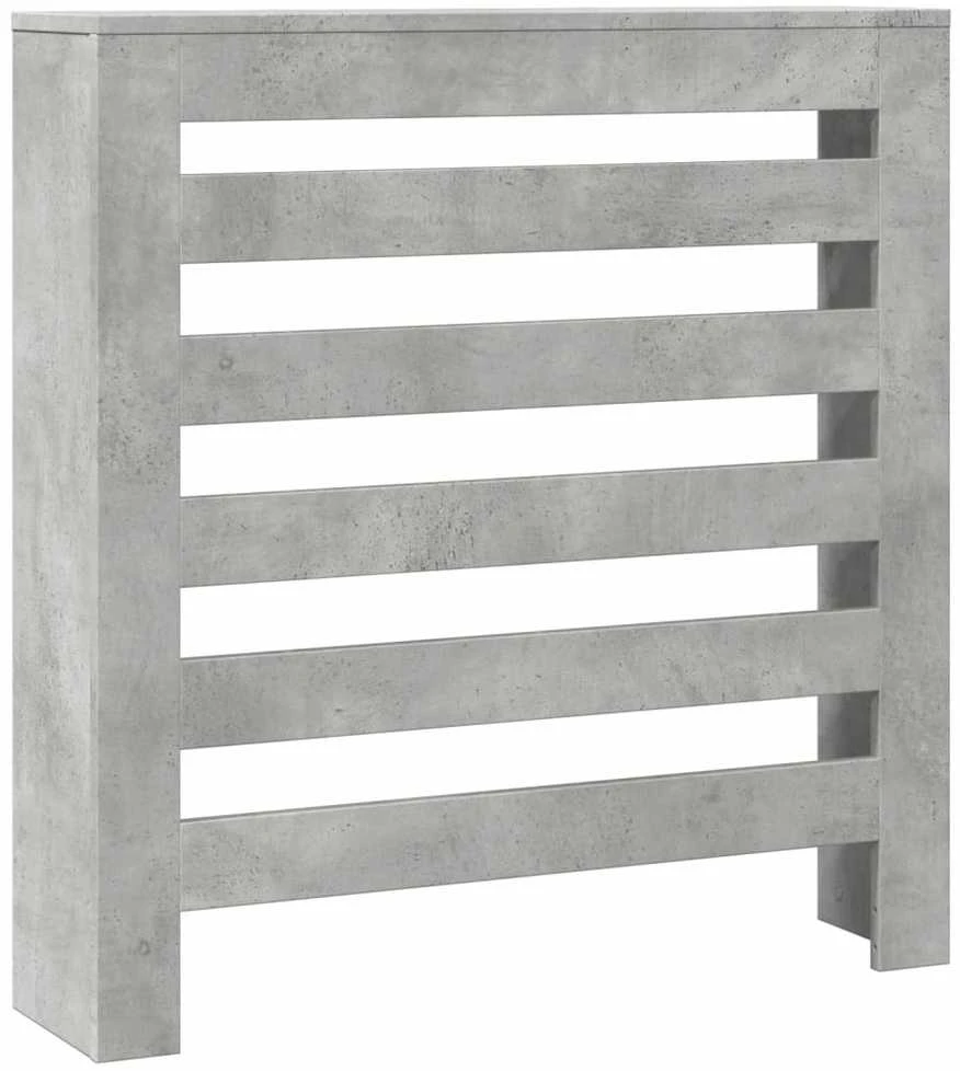 Radiatoriaus uždangalas, betono, 78x20x82cm, apdirbta mediena