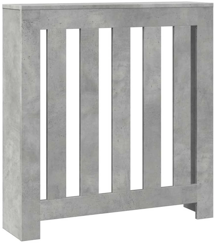 Radiatoriaus uždangalas, betono, 78x20x82cm, apdirbta mediena