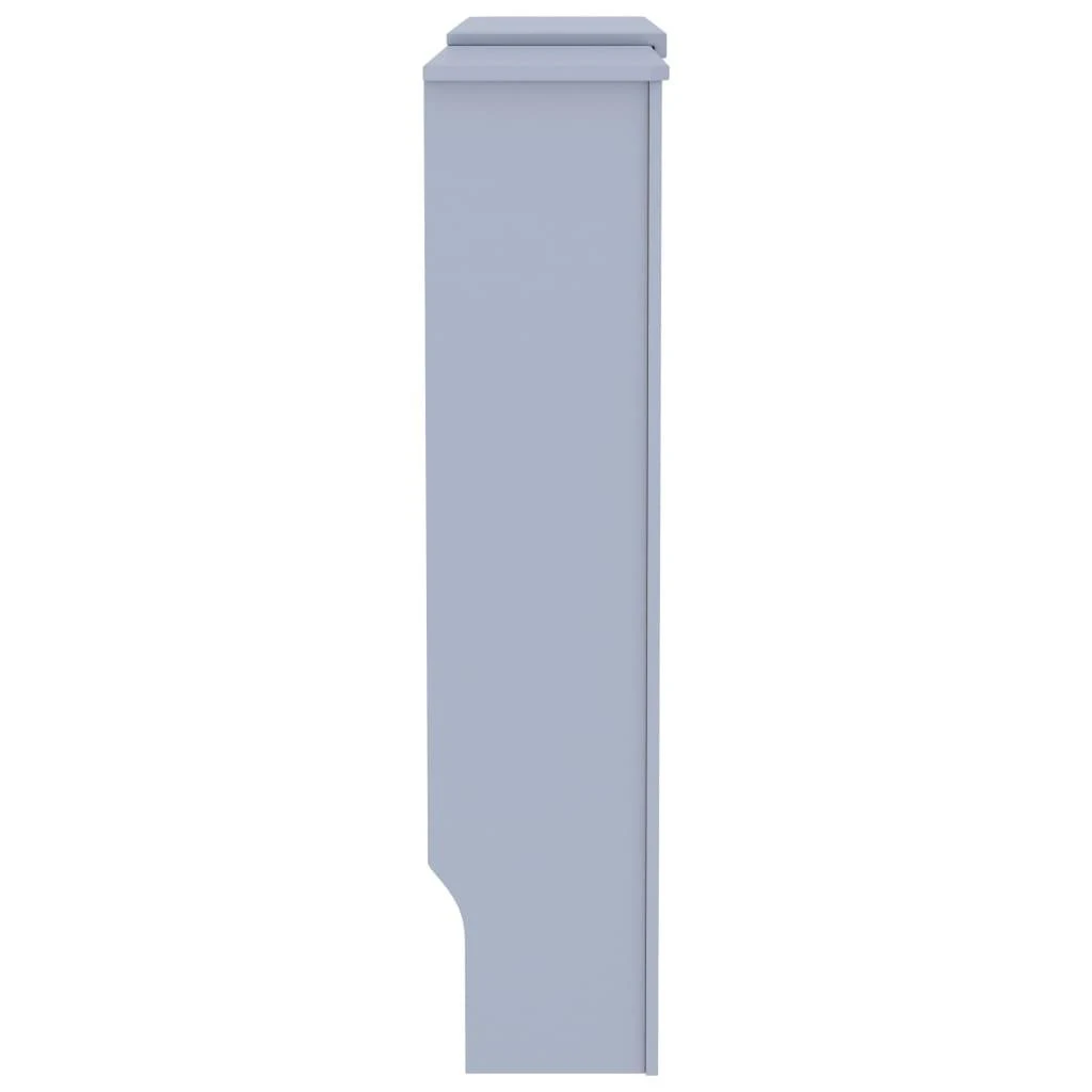 Radiatoriaus uždangalas, pilkos spalvos, 205cm, MDF