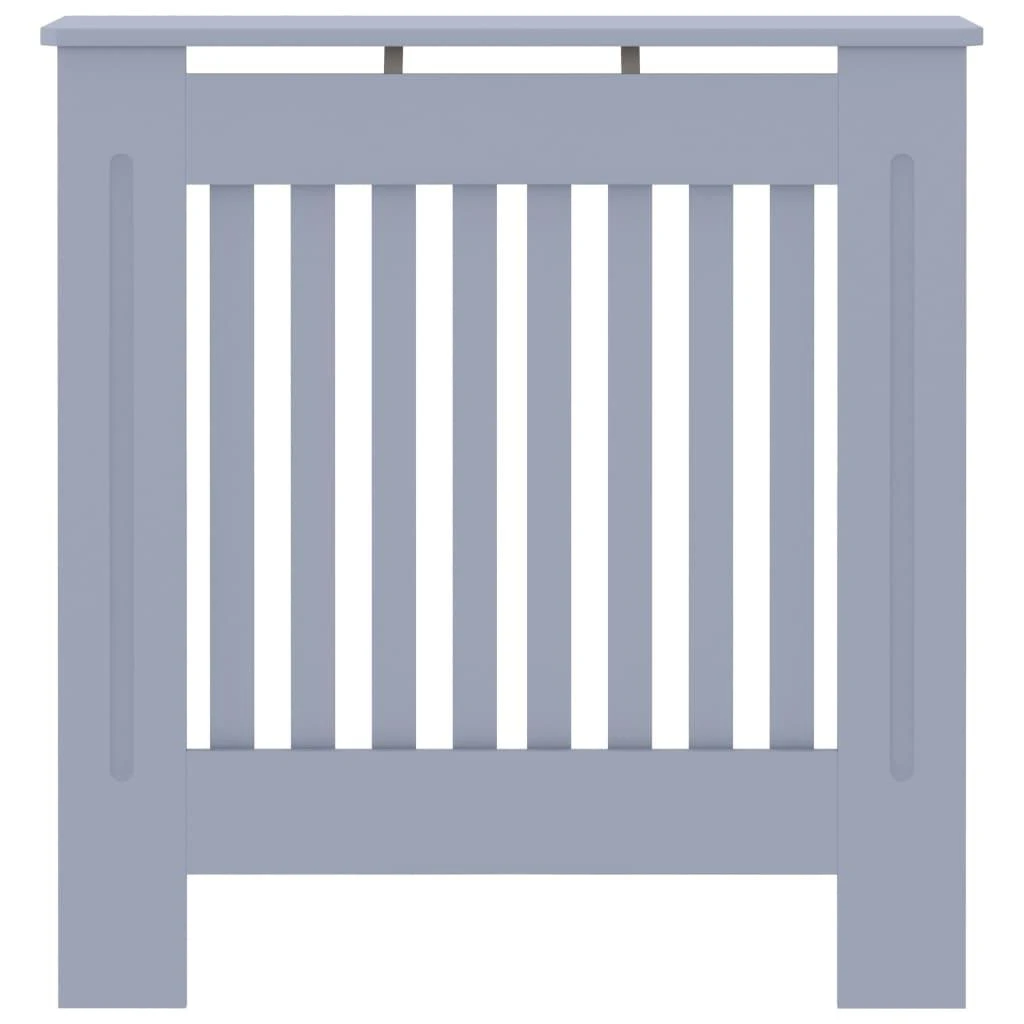 Radiatoriaus uždangalas, pilkos spalvos, 78cm, MDF