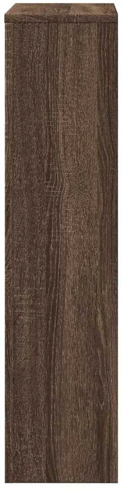 Radiatoriaus uždangalas, rudas, 104x20x82cm, apdirbta mediena
