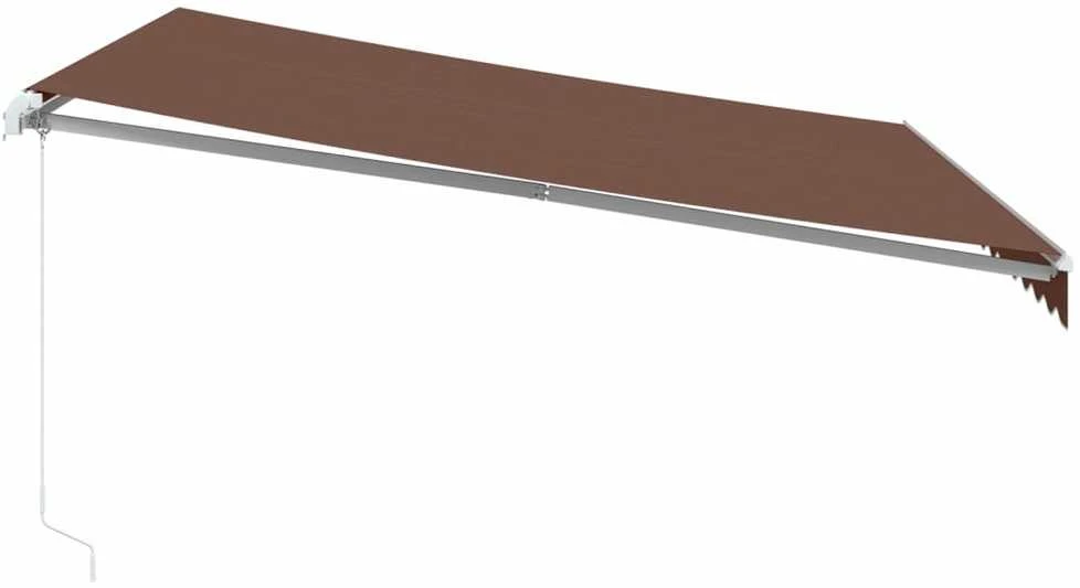 Rankiniu būdu ištraukiama markizė, rudos spalvos, 400x300cm