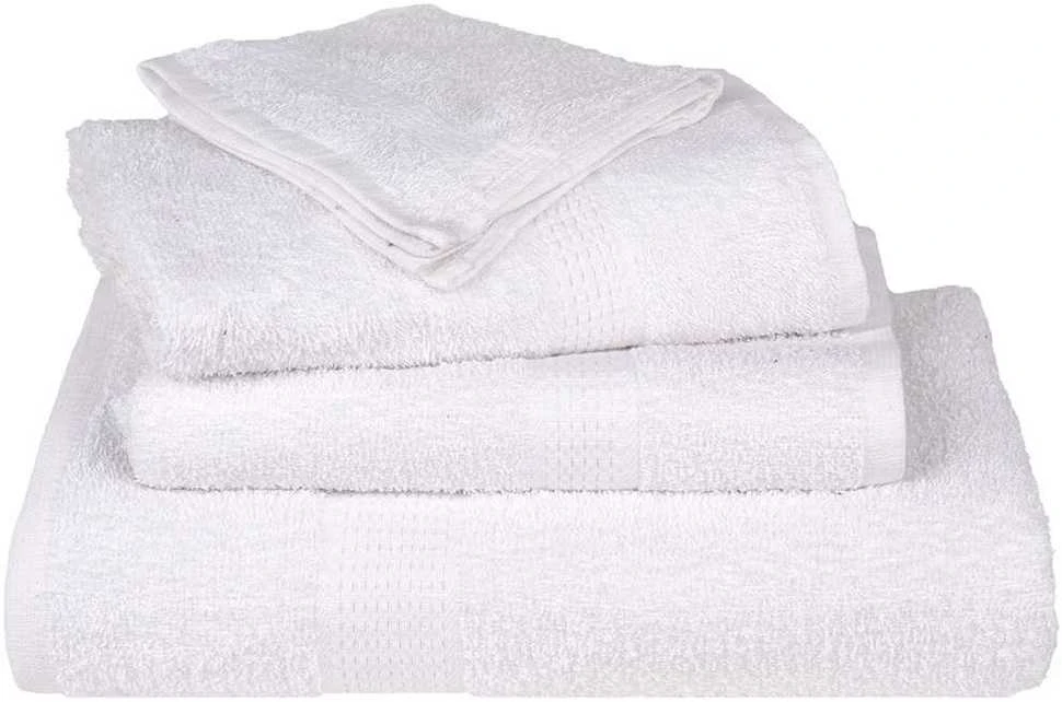 Rankšluostis Rankšluosčių rinkinys, 12vnt., balti, 100% medvilnė, 360g/m²