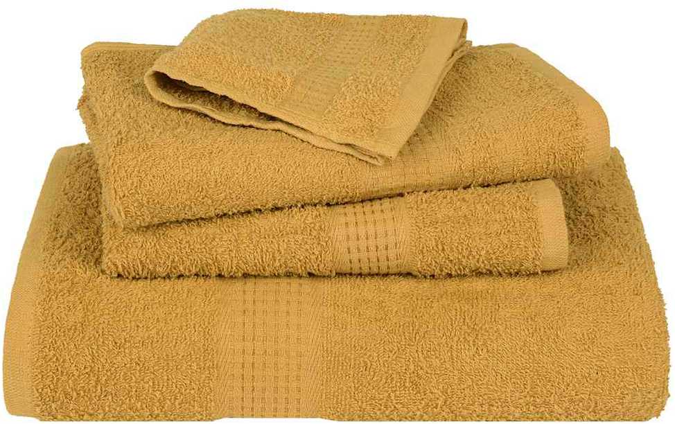 Rankšluostis Rankšluosčių rinkinys, 6vnt., auksiniai, 100% medvilnė, 360g/m²