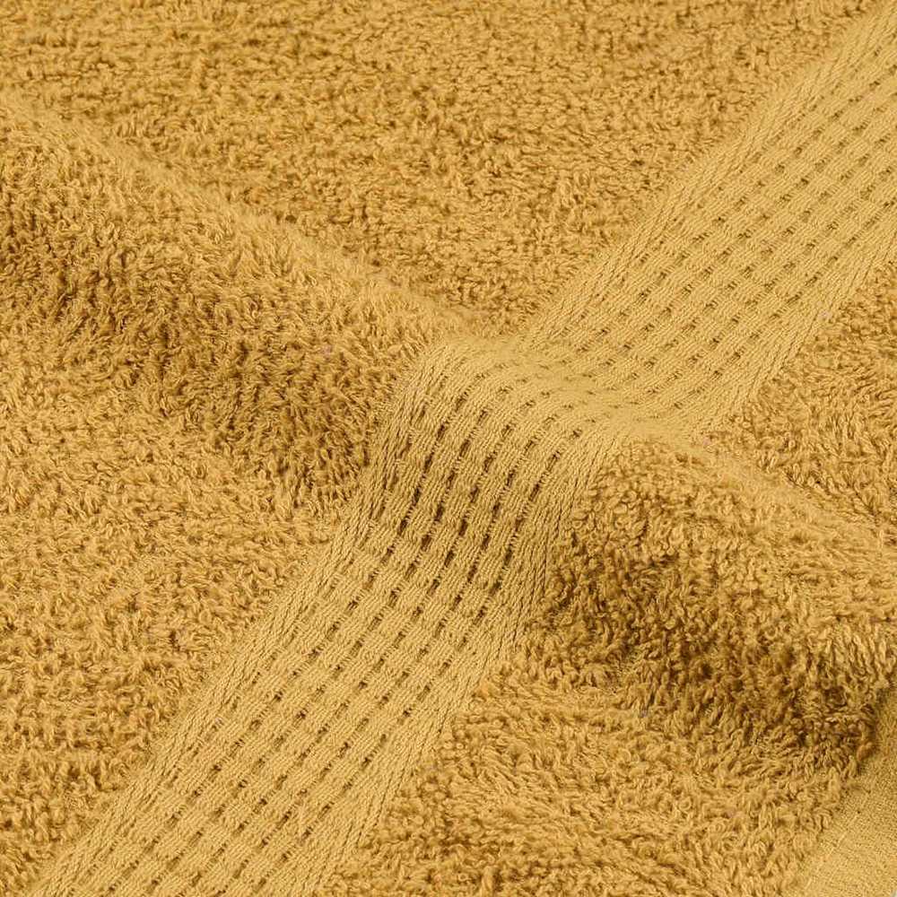 Rankšluostis Rankšluosčių rinkinys, 6vnt., auksiniai, 100% medvilnė, 360g/m²