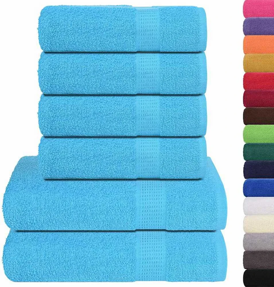 Rankšluostis Rankšluosčių rinkinys, 6vnt., turkio, 100% medvilnė, 360g/m²
