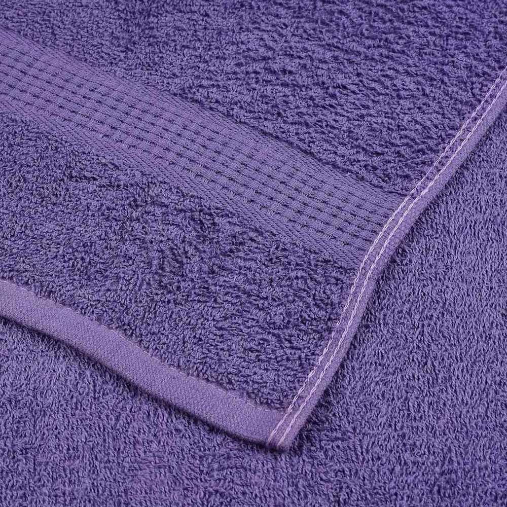 Rankšluostis Rankšluosčių rinkinys, 6vnt., violetiniai, medvilnė, 360g/m²