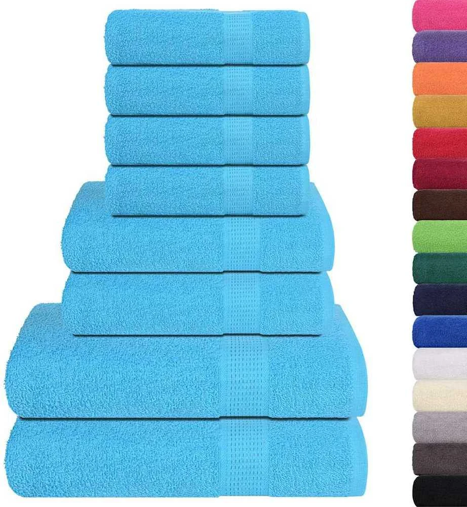 Rankšluostis Rankšluosčių rinkinys, 8vnt., turkio, 100% medvilnė, 360g/m²