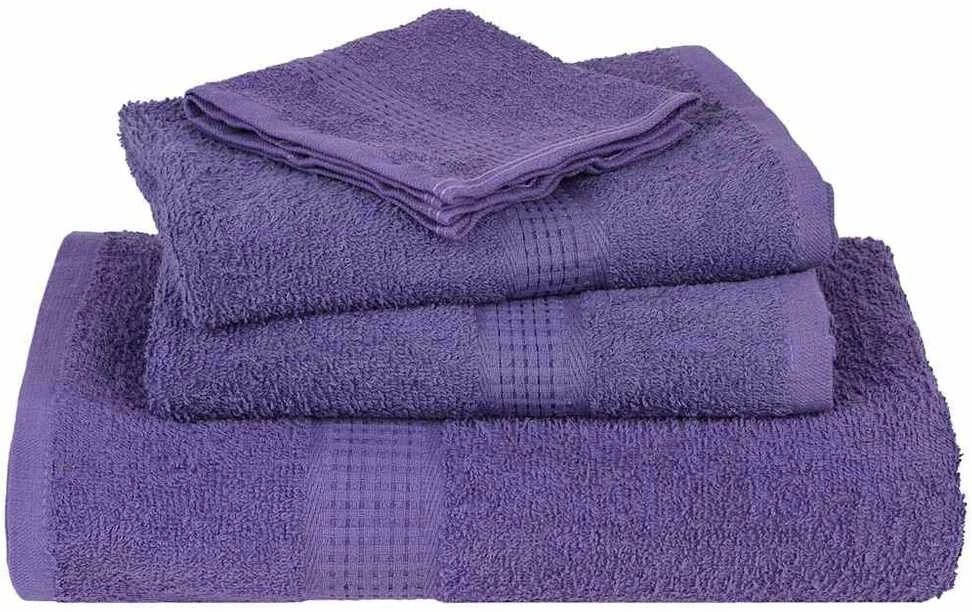 Rankšluostis Dušo rankšluosčiai, FROGN, 10 vnt., violetiniai, 70x140 cm, 360 g/m²