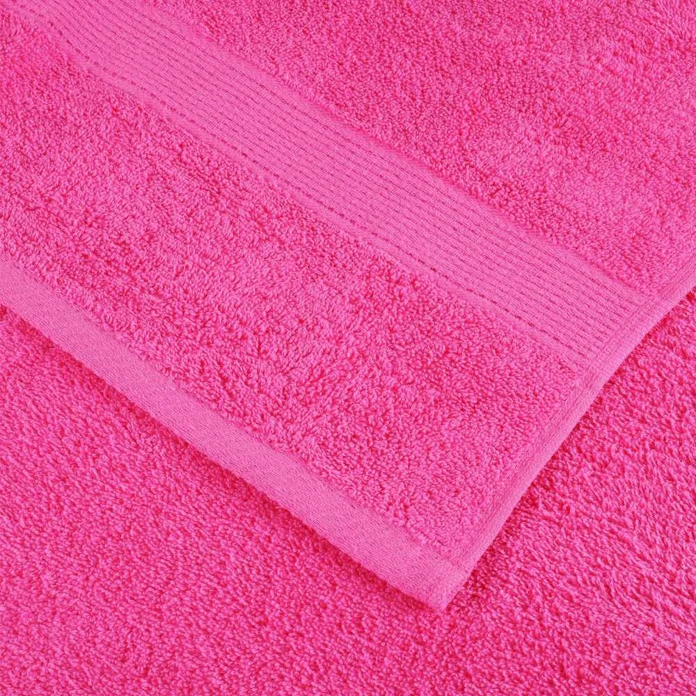 Rankšluostis Dušo rankšluosčiai SOLUND, 4vnt., rožiniai, 70x140cm, 600g/m²