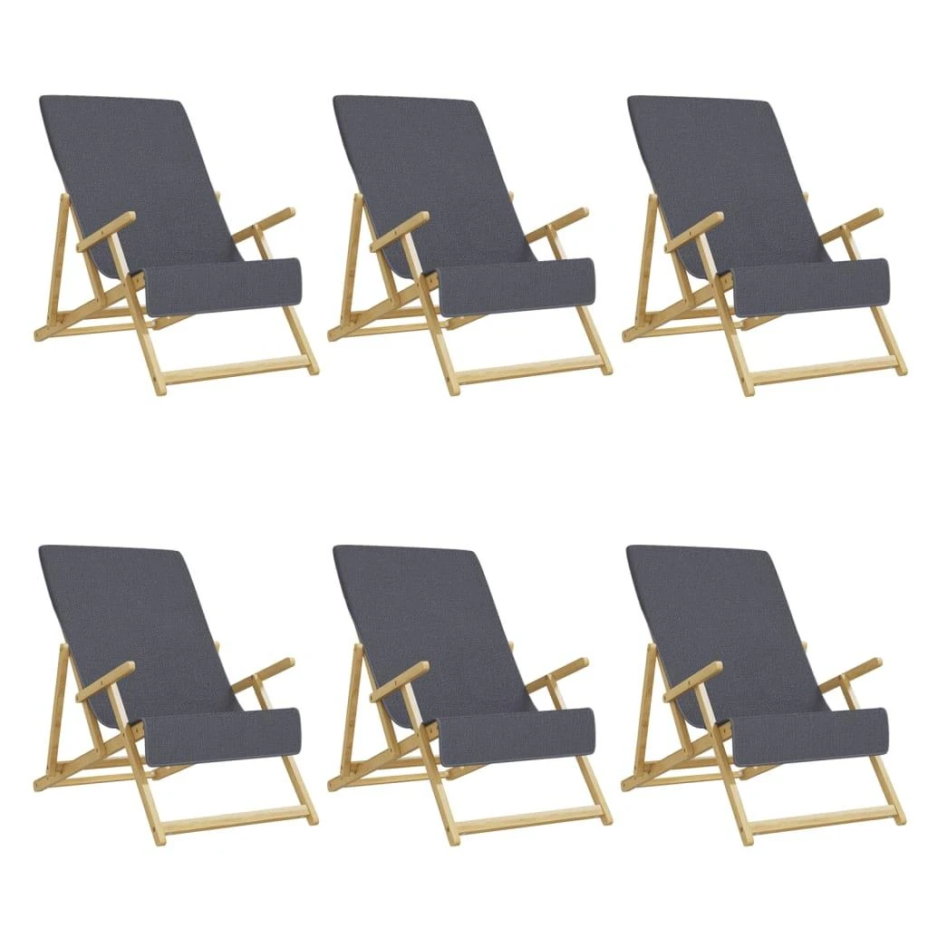 Rankšluostis Paplūdimio rankšluosčiai, 6vnt., antracito, 60x135cm, audinys