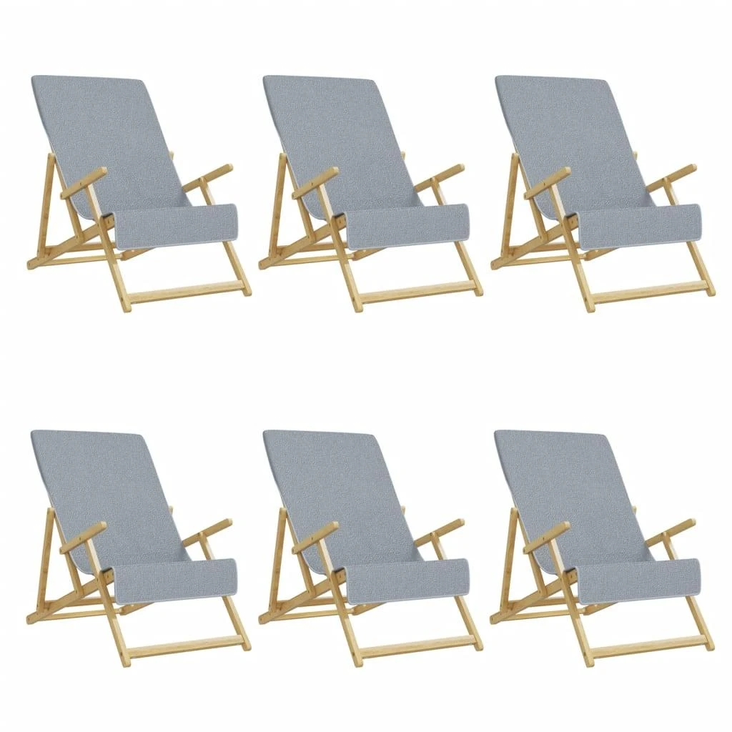 Rankšluostis Paplūdimio rankšluosčiai, 6vnt., pilki, 60x135cm, audinys