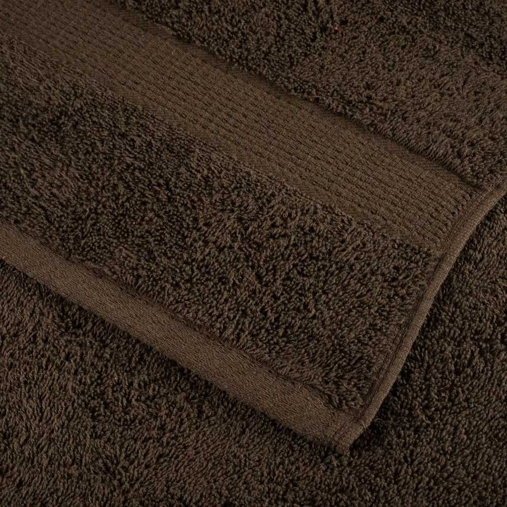Rankšluostis Pirties rankšluosčiai SOLUND, 10vnt., rudi, 80x200cm, 600g/m²