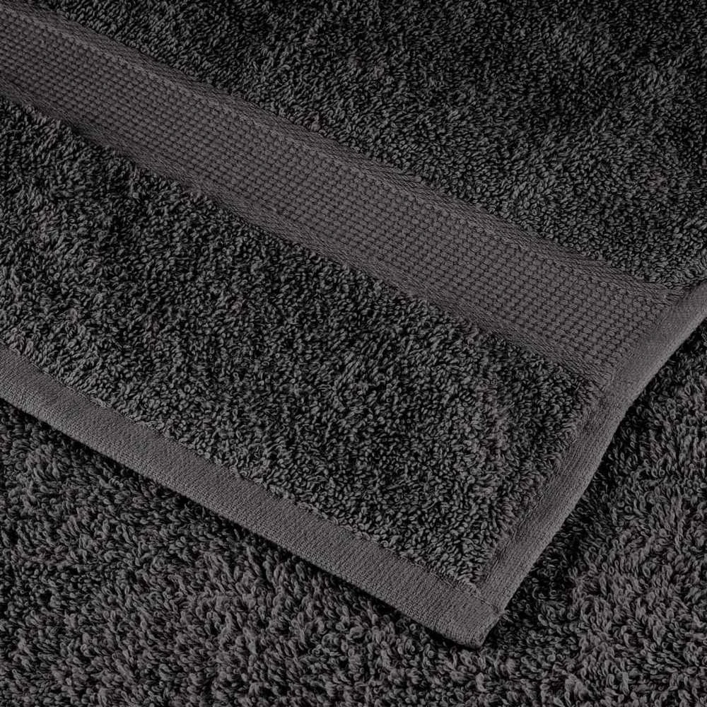 Rankšluostis Pirties rankšluosčiai SOLUND, 4vnt., antracito 80x200cm 600g/m²