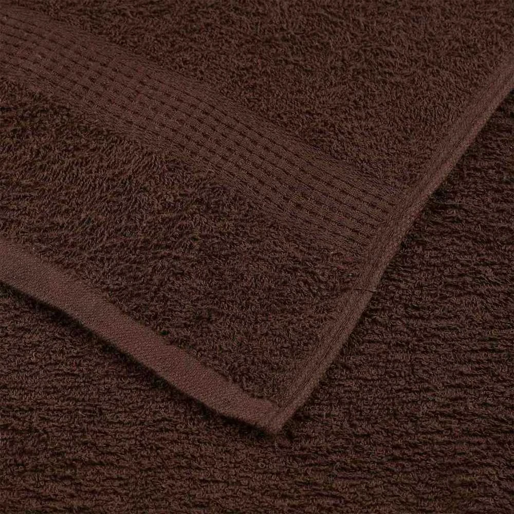 Rankšluostis Rankšluosčiai, 10vnt., rudi, 100x200 cm, medvilnė, 360g/m²