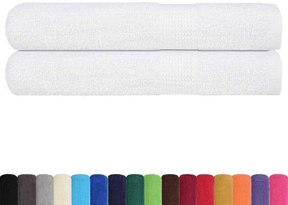Rankšluostis Rankšluosčiai, FROGN, 2 vnt., balti, 100x200 cm, 360 g/m²
