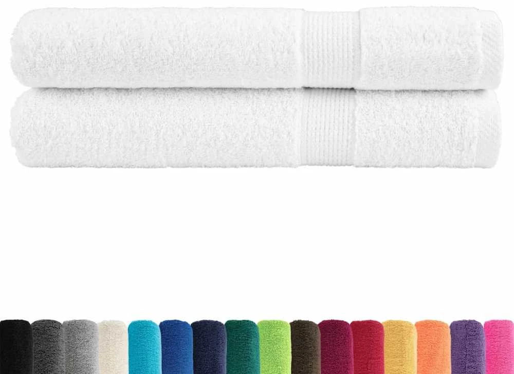 Rankšluostis Rankšluosčiai SOLUND, 2vnt., balti, 100x200 cm, 600 g/m²
