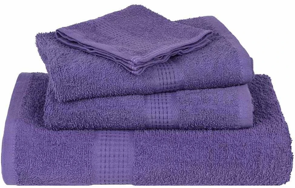 Rankšluostis Rankšluosčiai, FROGN, 2 vnt., violetiniai, 100x200 cm, 360 g/m²
