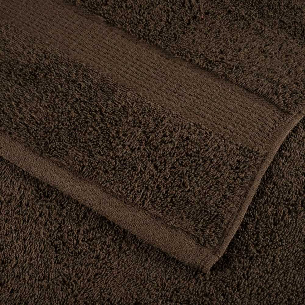 Rankšluostis Rankšluosčiai SOLUND, 4vnt., rudi, 100x200cm, 600g/m²