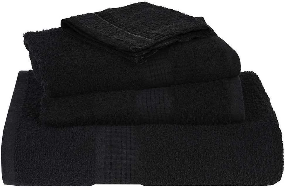 Rankšluostis Rankšluosčiai, FROGN, 10 vnt., juodi, 50x100 cm, 360 g/m²