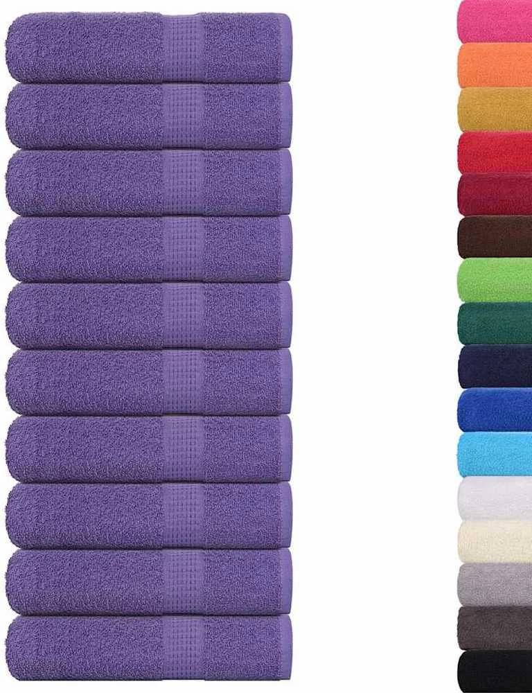 Rankšluostis Rankšluosčiai, FROGN, 10 vnt., violetiniai, 50x100 cm, 360 g/m²
