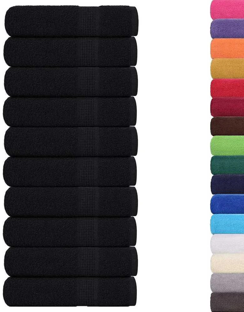 Rankšluostis Rankšluosčiai, FROGN, 10 vnt., juodi, 50x100 cm, 360 g/m²