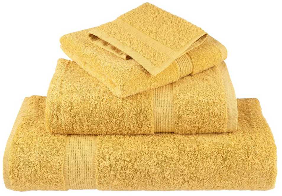 Rankšluostis Rankšluosčių rinkinys SOLUND, 12vnt., auksiniai, 600g/m²