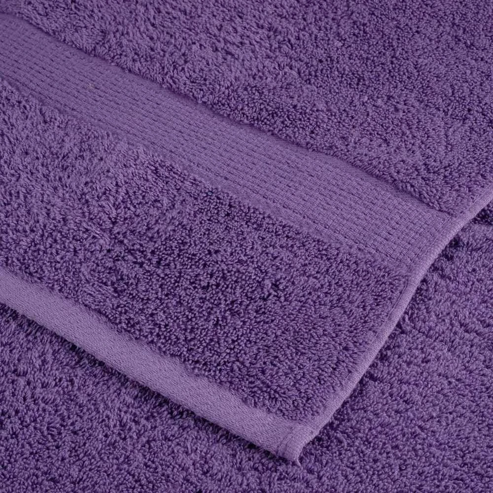 Rankšluostis Rankšluosčių rinkinys SOLUND, 12vnt., violetiniai, 600g/m²