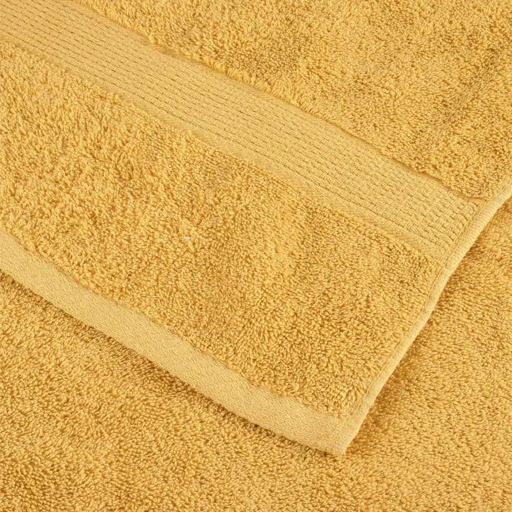 Rankšluostis Rankšluosčių rinkinys SOLUND, 12vnt., auksiniai, 600g/m²
