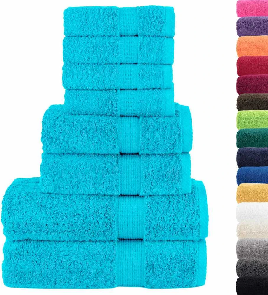 Rankšluostis Rankšluosčių rinkinys SOLUND, 8vnt., turkio, 600g/m²