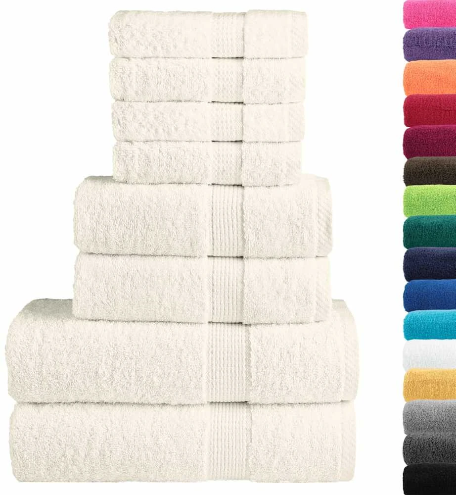 Rankšluostis Rankšluosčių rinkinys SOLUND, 8vnt., kreminiai, 600g/m²