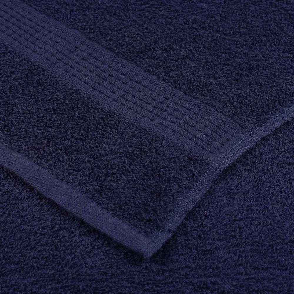 Rankšluostis Pirties rankšluosčiai, FROGN, 10 vnt., tamsiai mėlyni, 80x200 cm, 360 g/m²