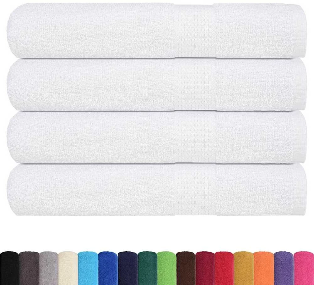 Rankšluostis Pirties rankšluosčiai, FROGN, 4 vnt., balti, 80x200 cm, 360 g/m²