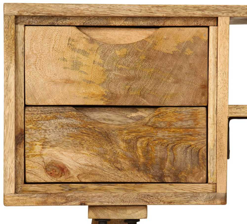 Rašomasis stalas, 115x47x76 cm, mango medienos masyvas