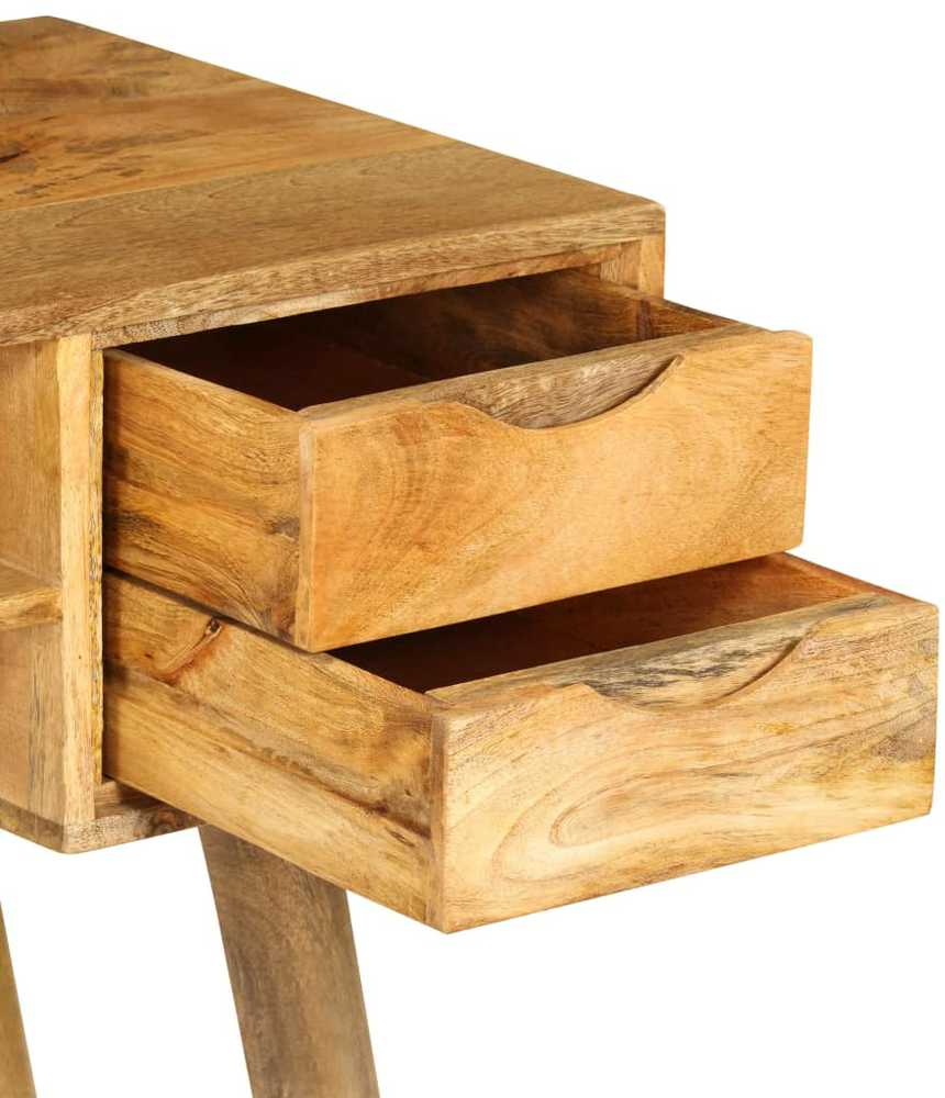 Rašomasis stalas, 115x47x76 cm, mango medienos masyvas