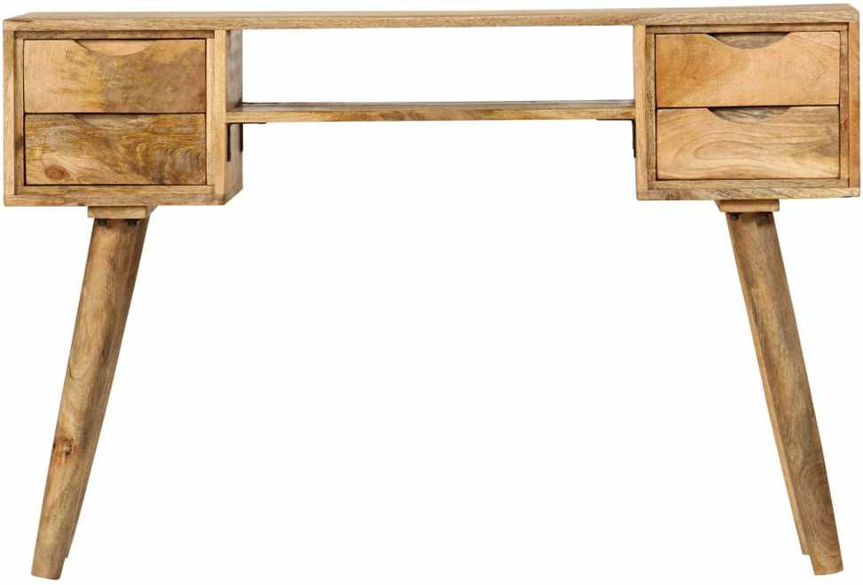Rašomasis stalas, 115x47x76 cm, mango medienos masyvas