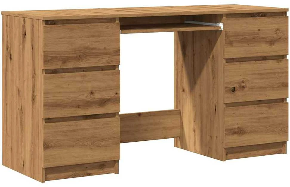 Rašomasis stalas, artisano, 140x50x77cm, apdirbta mediena