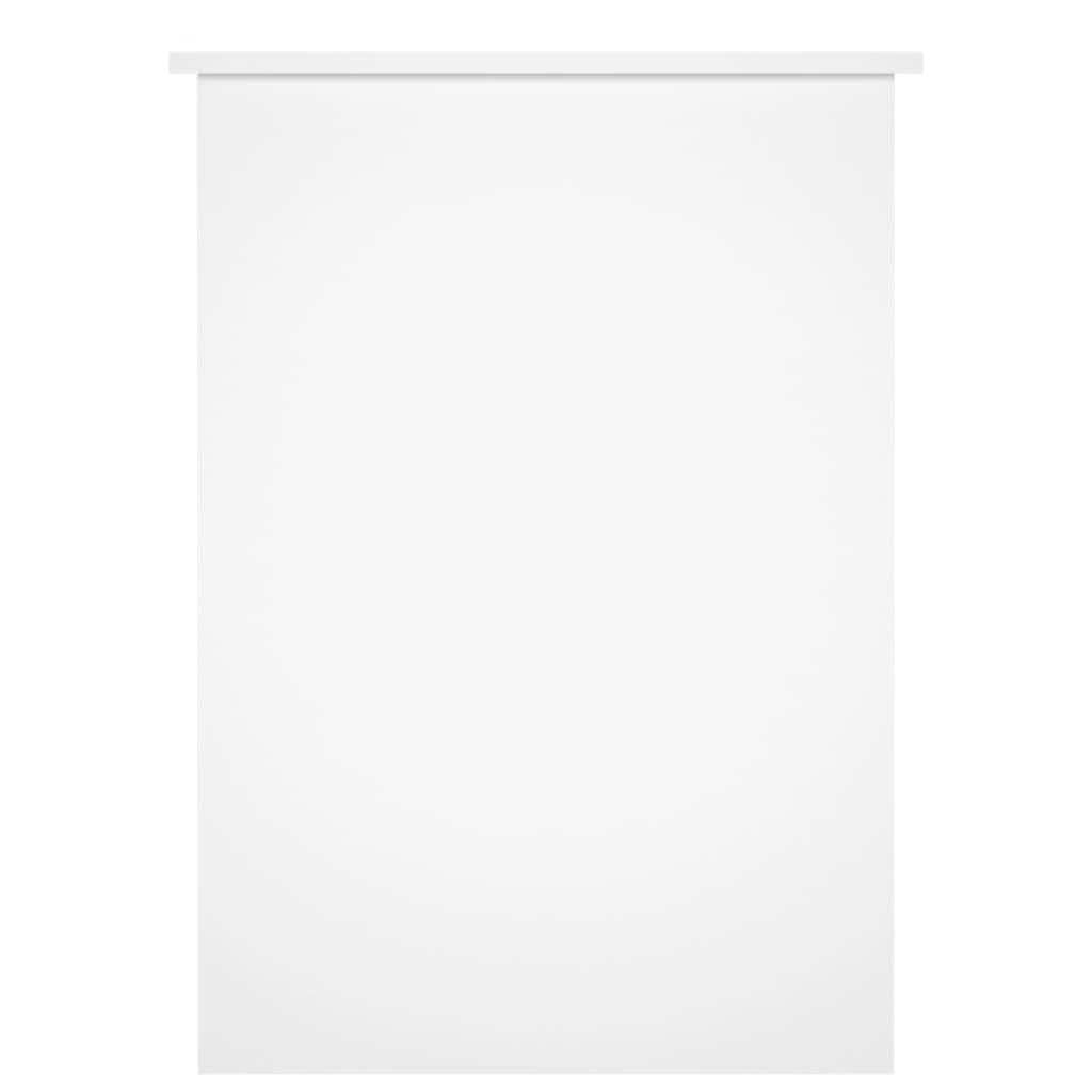 Rašomasis stalas, baltos spalvos, 100x55x75cm, apdirbta mediena