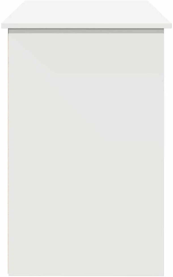 Rašomasis stalas, baltos spalvos, 102x50x75cm, apdirbta mediena